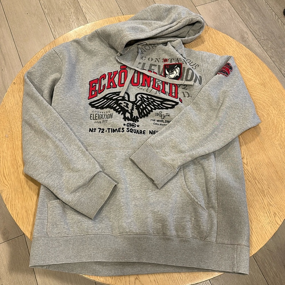 Ecko hooded sweatshirt large
